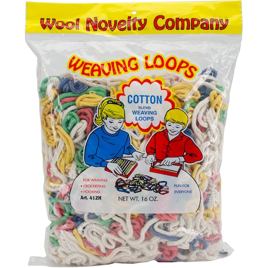 Assorted Cotton Weaving Loops, 16oz.